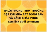 10 lỗi phong thủy khi mua bất động sản và cách khắc phục | Tư vấn chuẩn