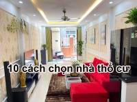 10 tiêu chí bỏ túi khi chọn nhà  thổ cư đẹp